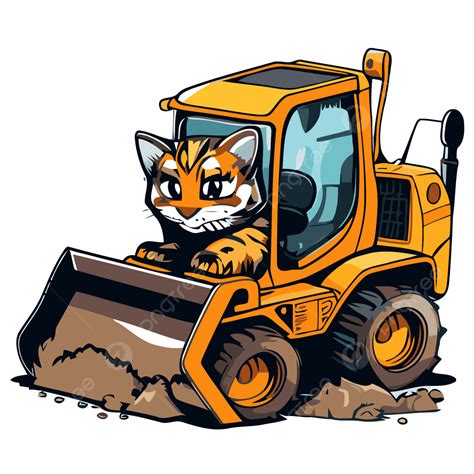 demolition skid steer cartoon free|skid steer vector.